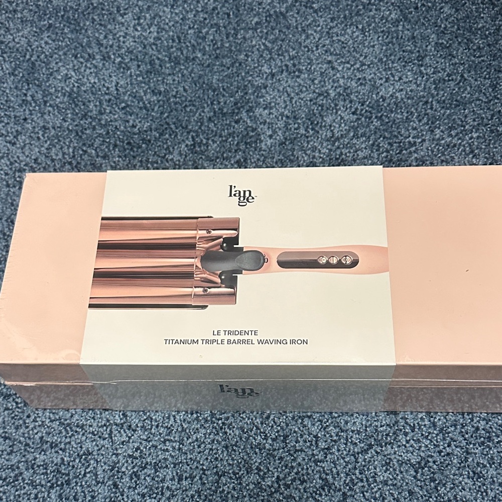 Lange Le Tridente Titanium Triple Barrel Waving Iron - Rose Gold